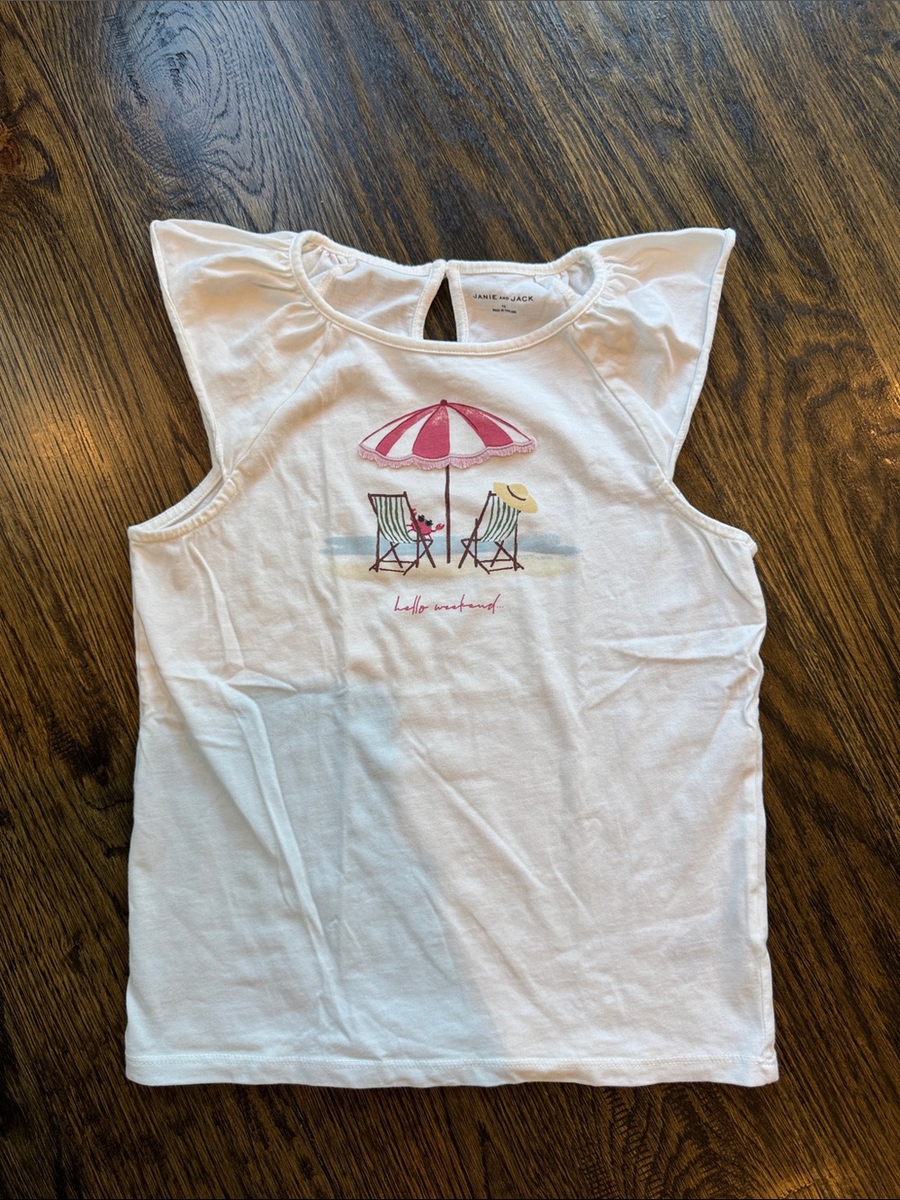 Beach umbrella tee by J&J